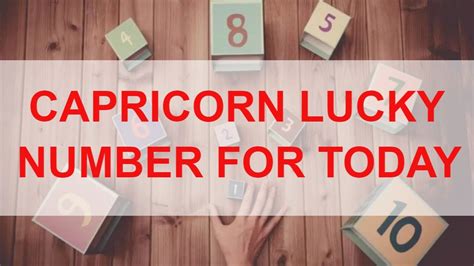 virgo lucky numbers today|capricorn luckiest numbers for today and tomorrow.